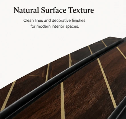 Modern Luxury PS Wall Panel With Gold Line Design For Interior Decoration factory