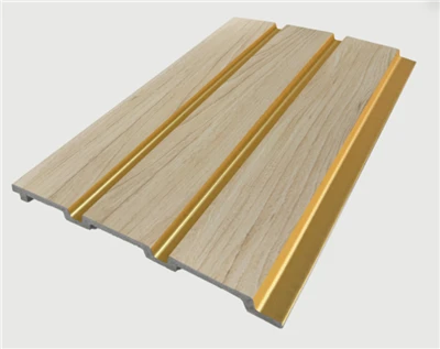 Panneau de décoration murale PS extrudé entièrement solide