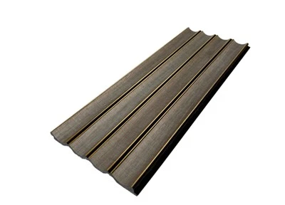 Panneau mural PS de luxe avec lignes métalliques